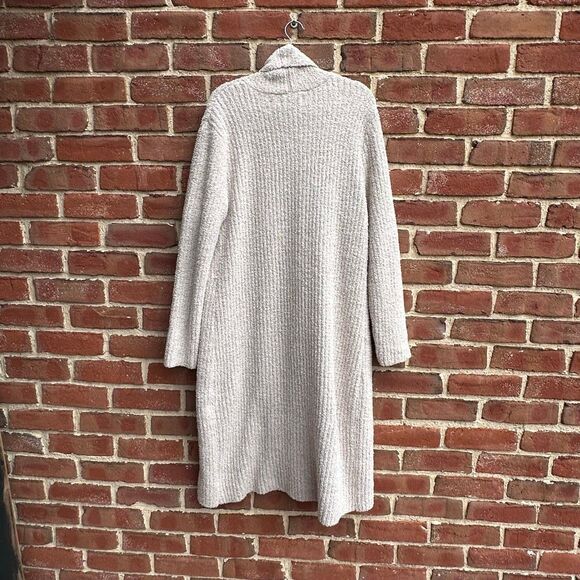 Barefoot Dreams $220 CozyChic Lite Chenile long Duster Cardigan medium - Picture 7 of 9